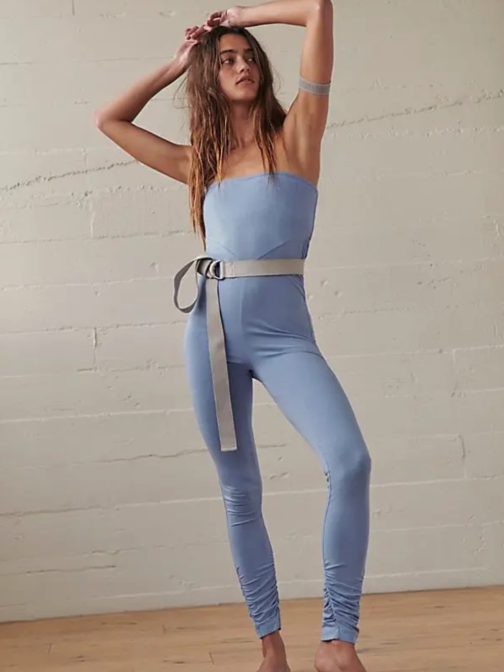 NWOT- Free People Movement Hot Shot Strapless Onesie